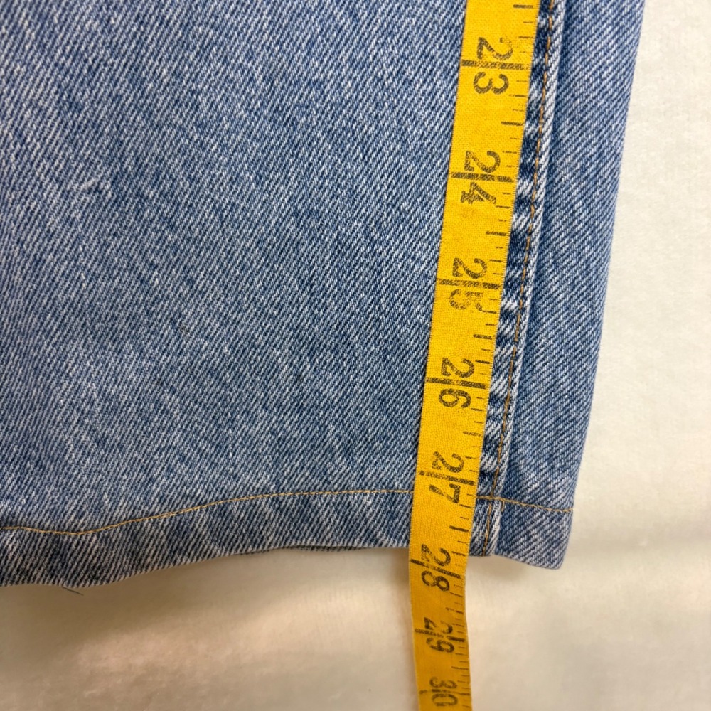 Vintage Levis 550 Relaxed Fit Jeans Mens 38x30-28 Made in USA Light Denim 0899 - Picture 8 of 9